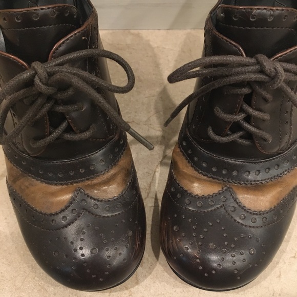 BONGO vintage 90s heeled oxfords ankle booties 7 - Picture 7 of 9